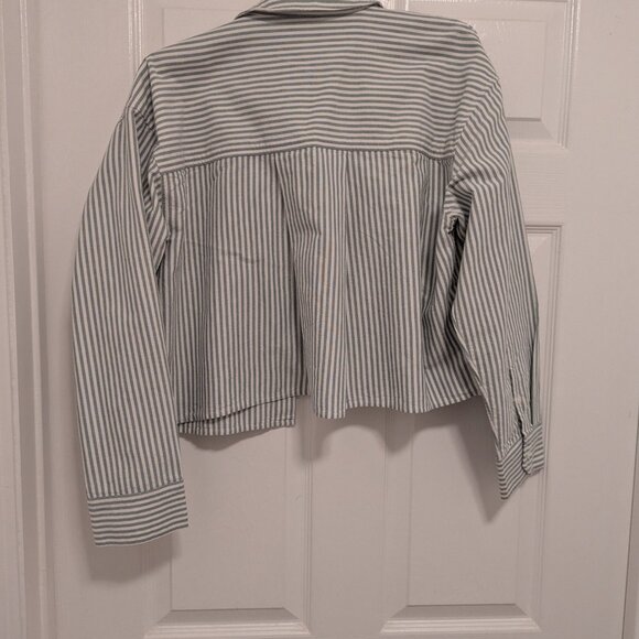 Madewell The Signature Oxford Crop Shirt - Picture 9 of 13